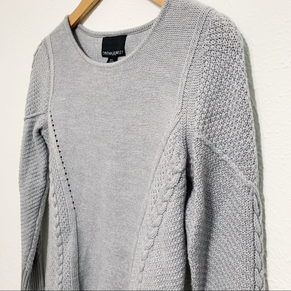 Cynthia Rowley Cable Knit Sweater